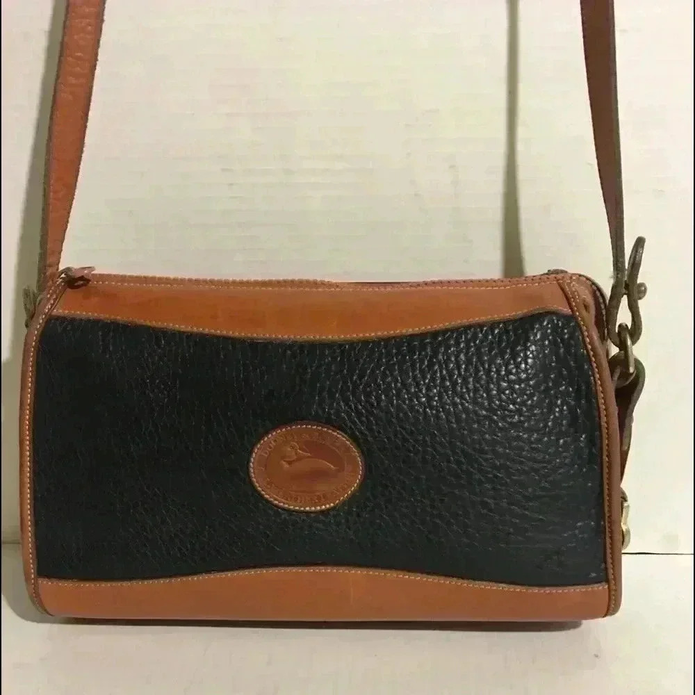 Dooney & Bourke Black Vintage Leather Handbag